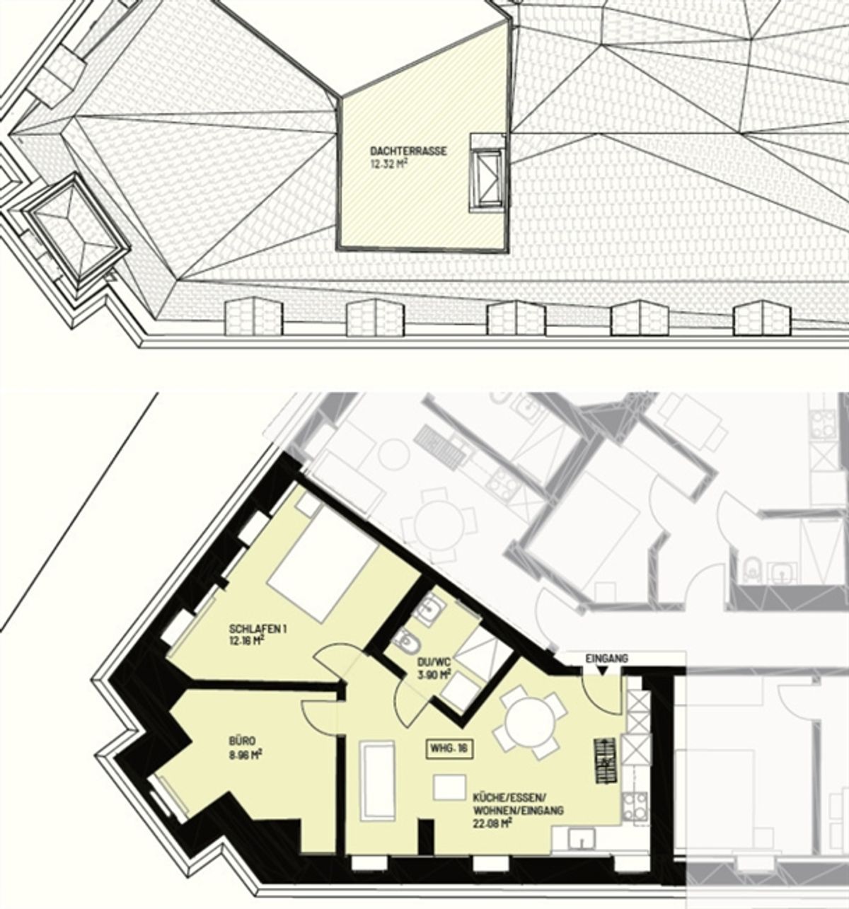 3.5-Zimmer Wohnung mit modernem Ausbaustandard und einzigartiger Dachterrasse - 7