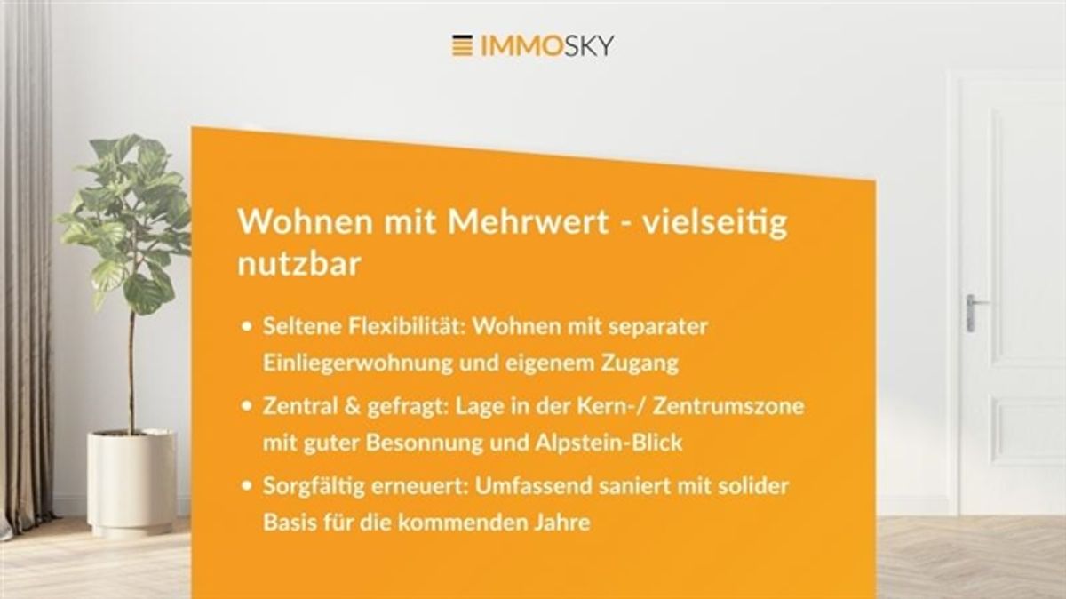 Wohnen mit Mehrwert  vielseitig nutzbar - 0