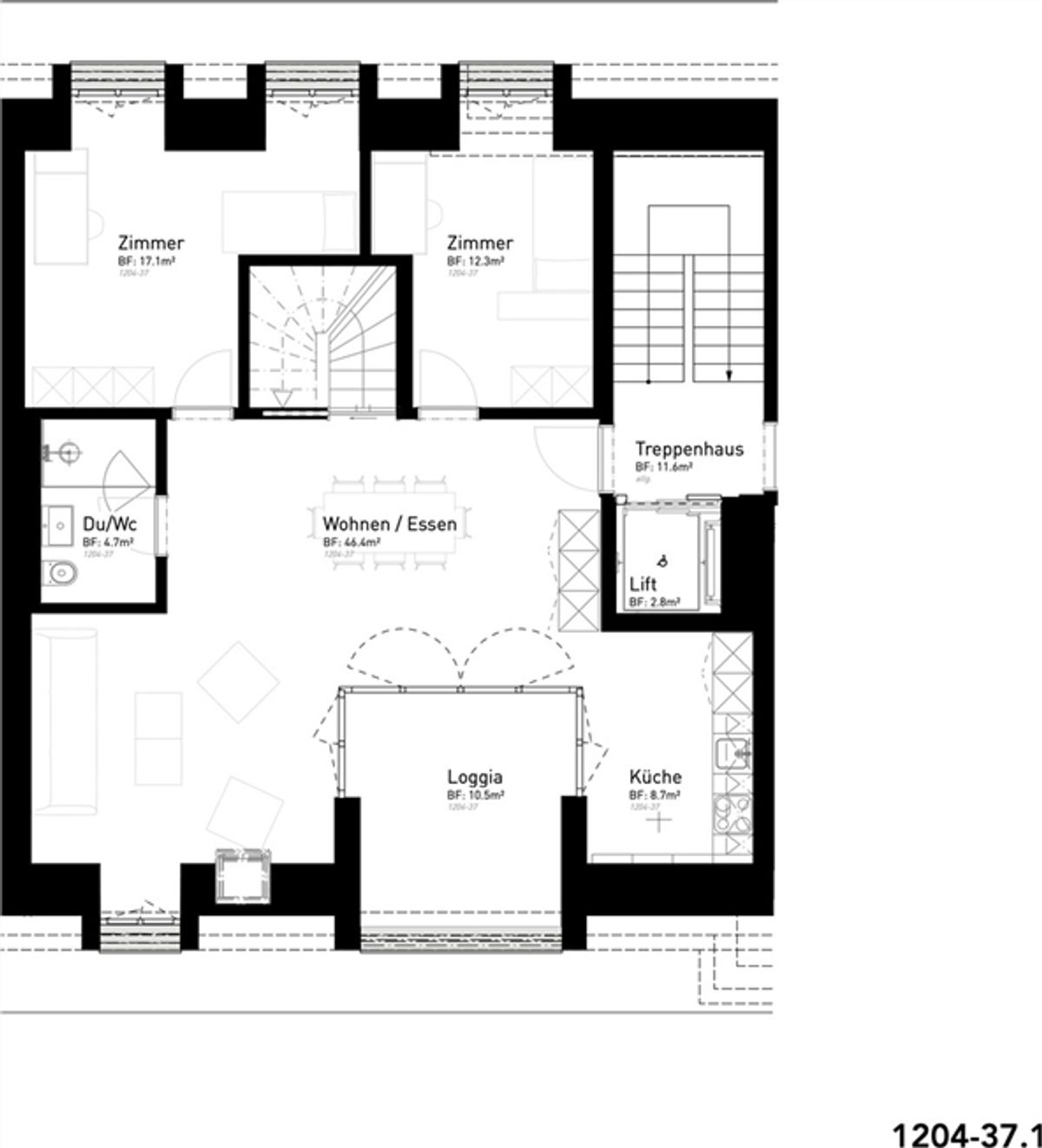 Neue Dachwohnung mit Blick auf den Gurten - 4