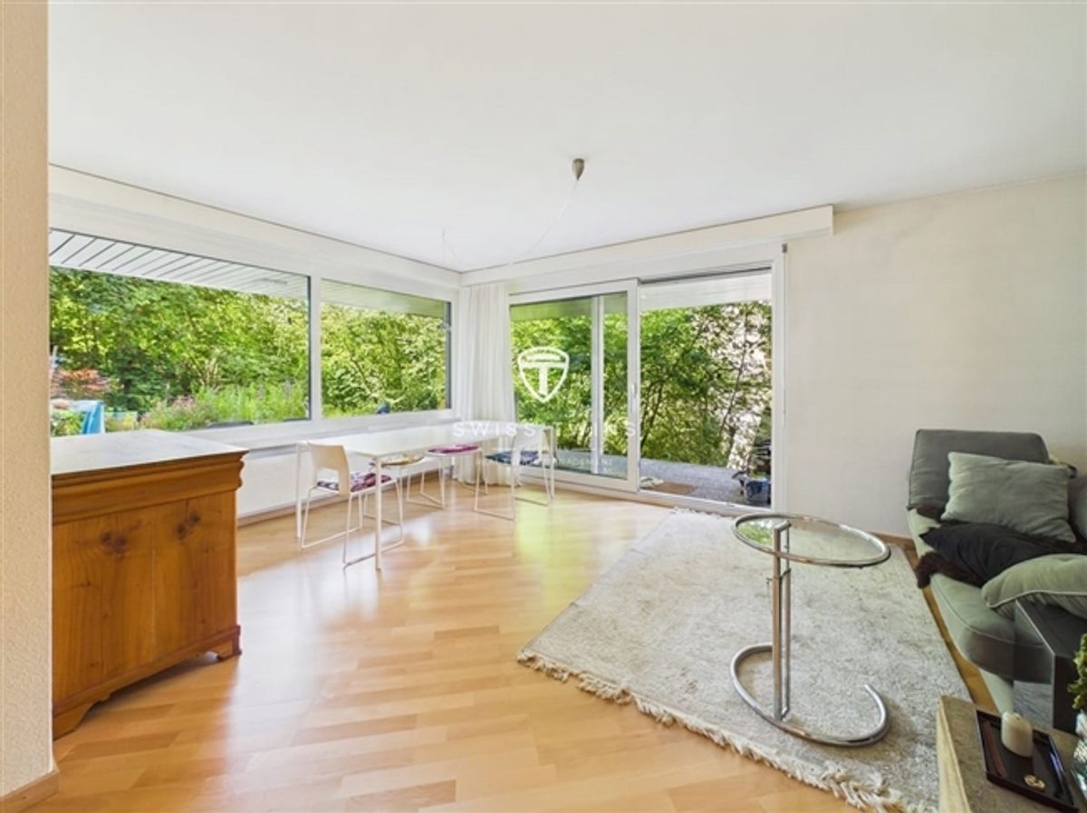 1-Zimmer-Gartenwohnung mit Cheminée in Zürich mieten - 1