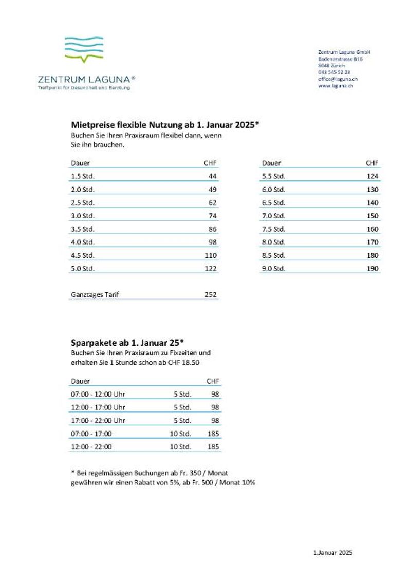 Flexible Praxis- und Behandlungsräume in Zürich-Altstetten - 8