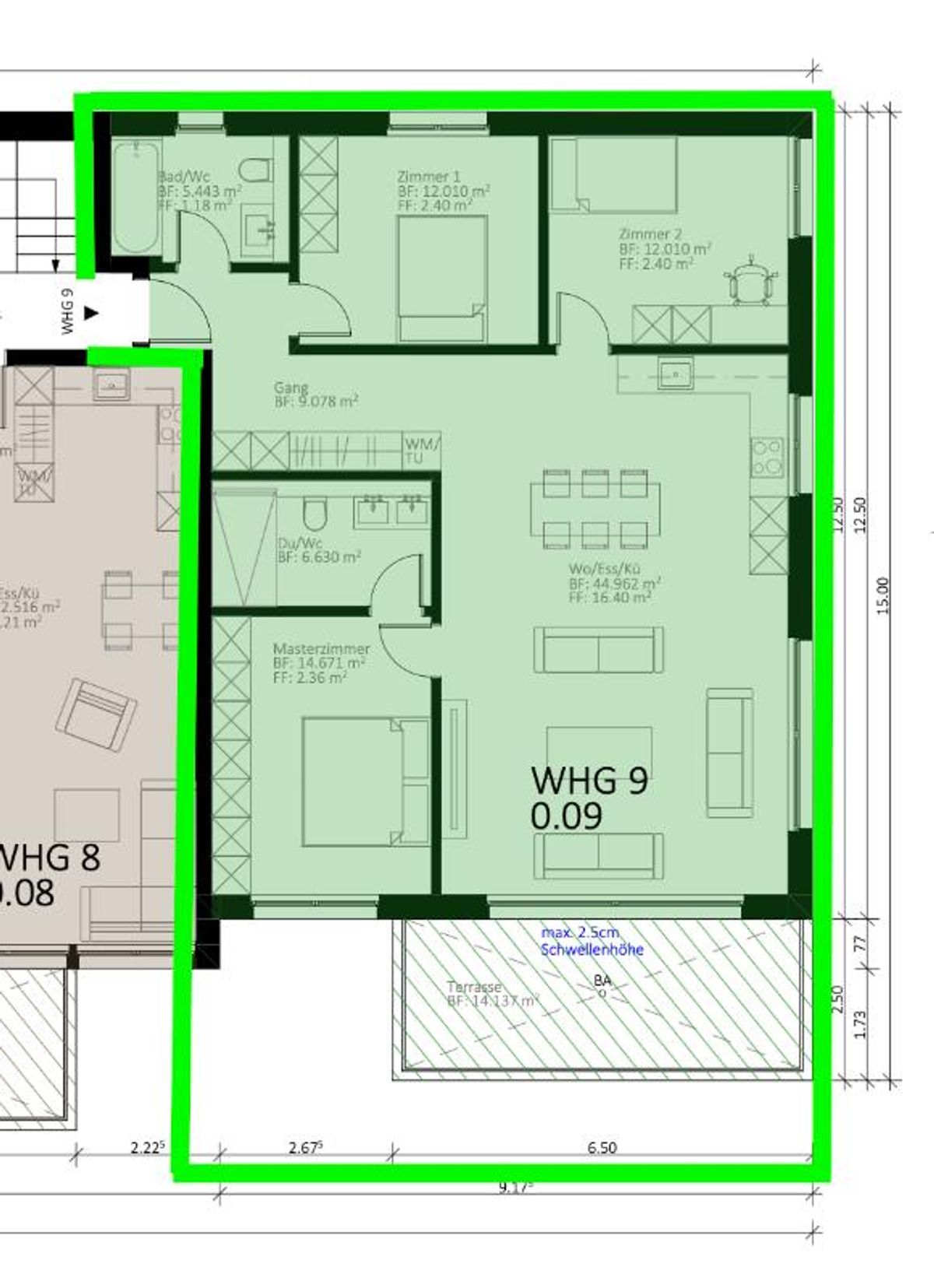4.5 Zimmer Wohnung - 8