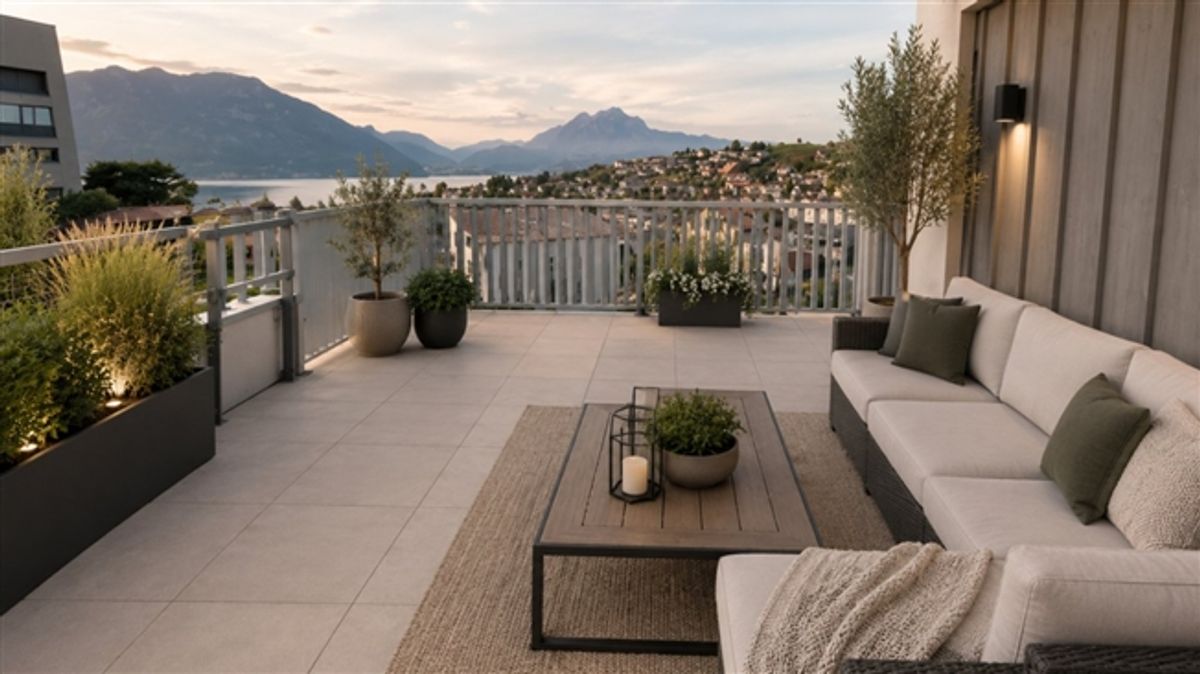 Neuwertige 3.5 Zimmer-Attikawohnung mit See- und Bergpanoramasicht - 0