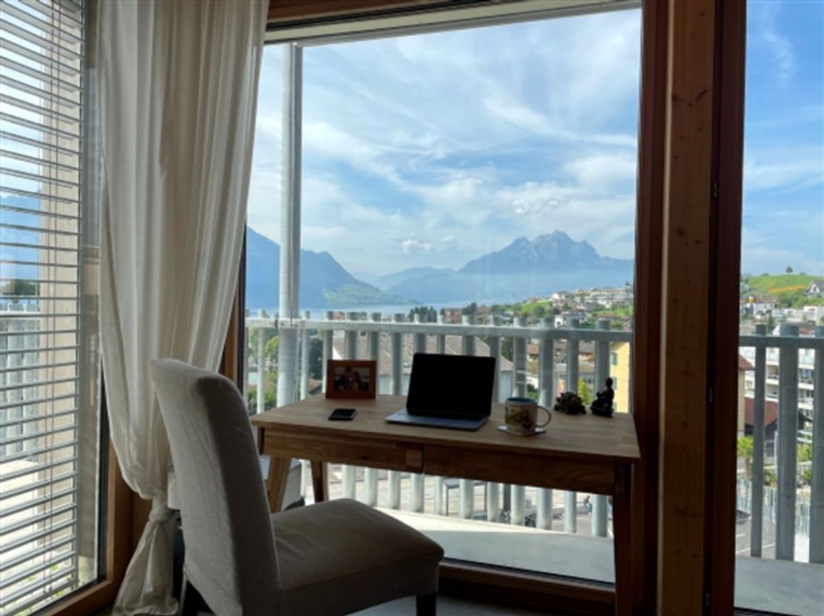 Neuwertige 3.5 Zimmer-Attikawohnung mit See- und Bergpanoramasicht - 1