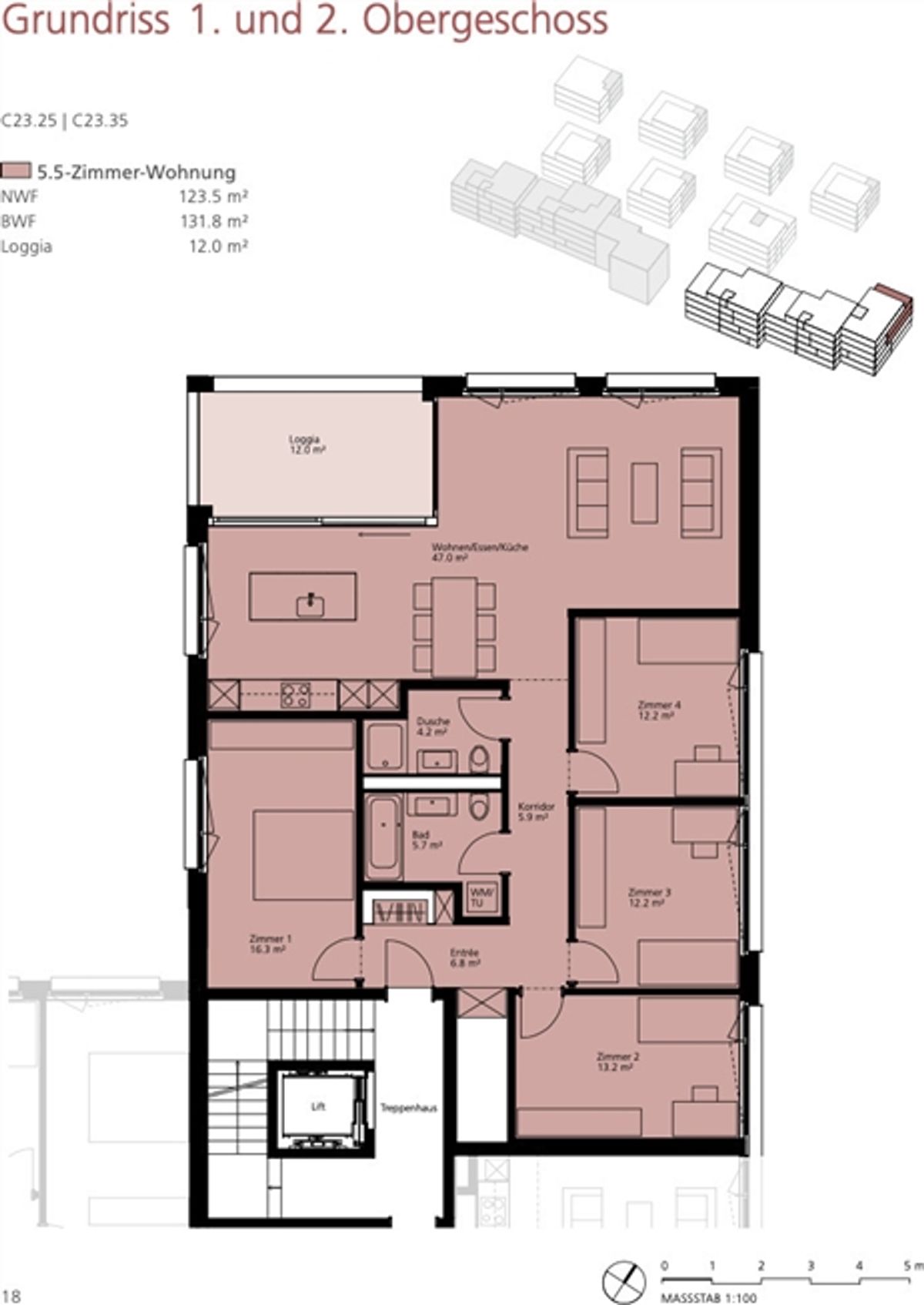 Exklusive 5.5-Zimmerwohnung in Ebikon - 12