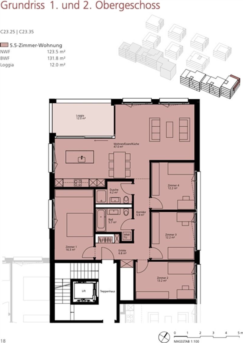 Exklusive 5.5-Zimmerwohnung in Ebikon - 13