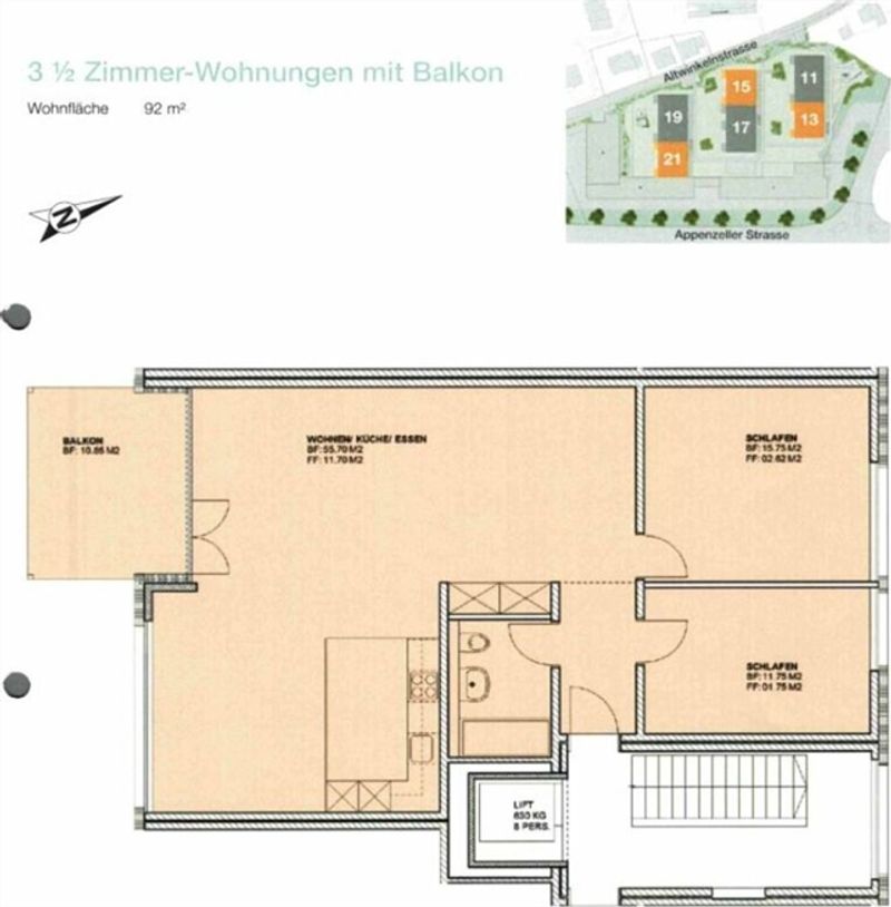 moderne 3.5 Zimmerwohnung - 10