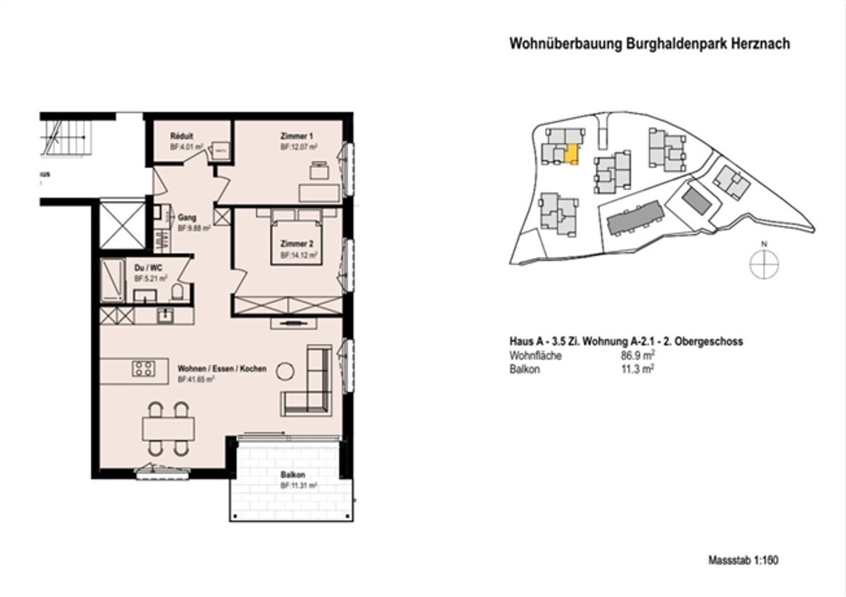 Herznach / 3.5 Zimmer-Wohnung A-2.1 - 10