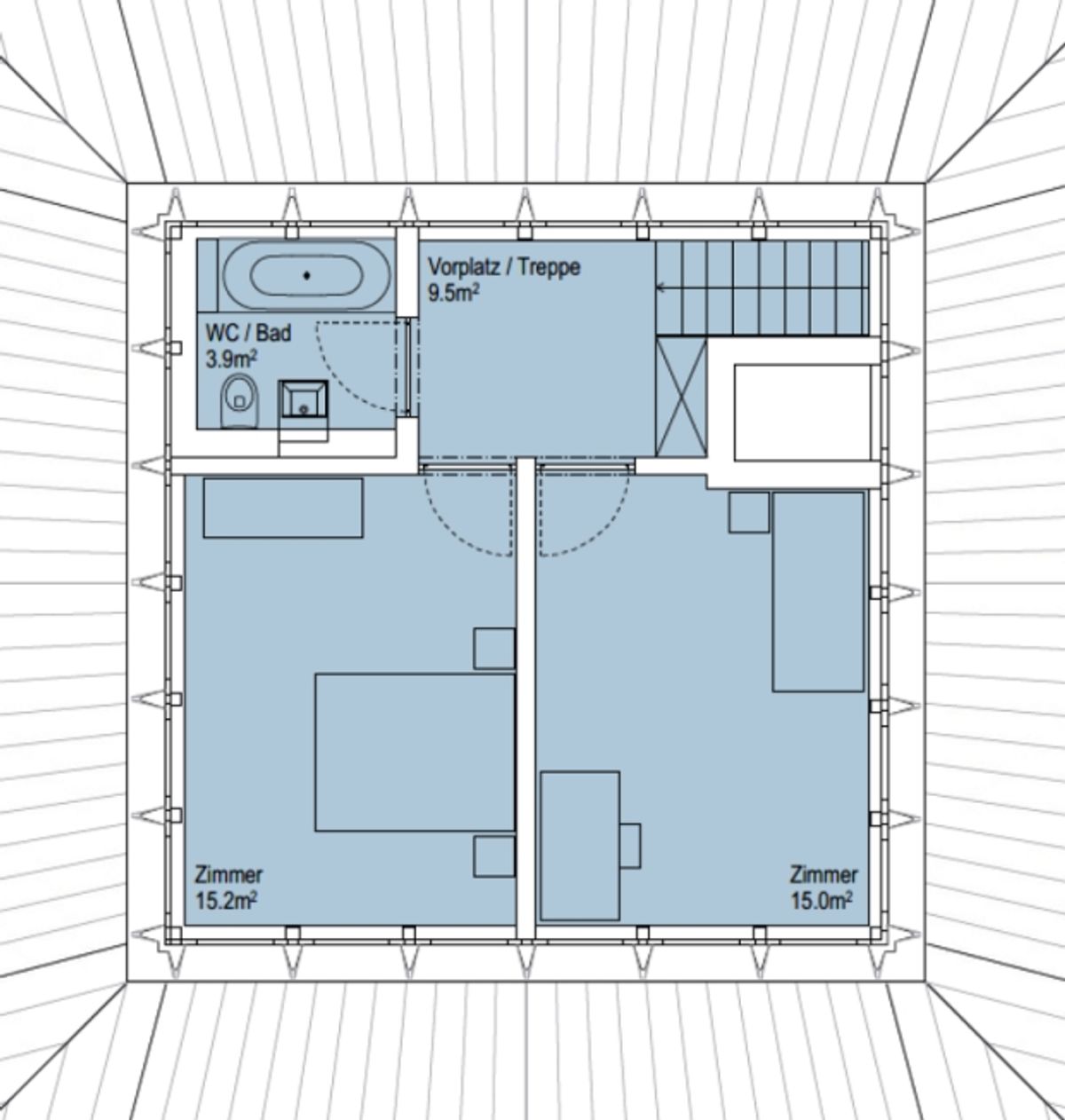 Lichtdurchflutete Maisonettewohnung mit grosszügigem Grundriss - 14