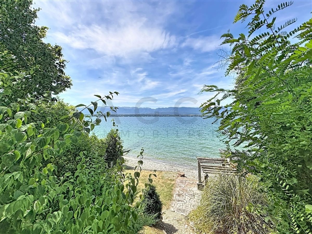 Prächtige Villa mit Panoramablick und privatem Zugang zum See – Anières (Genf) - 0