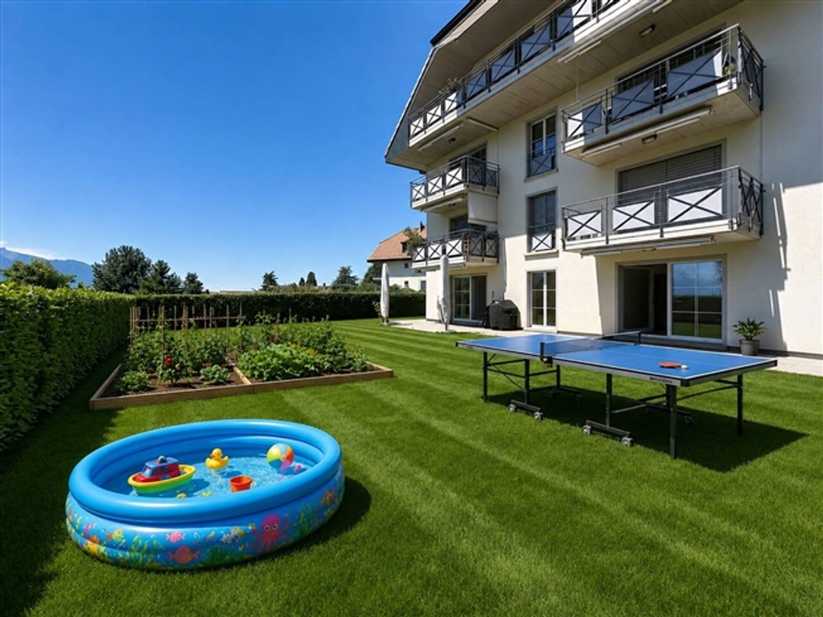 Geräumige 5,5-Zimmer-Wohnung mit Terrasse und großem Garten - 0