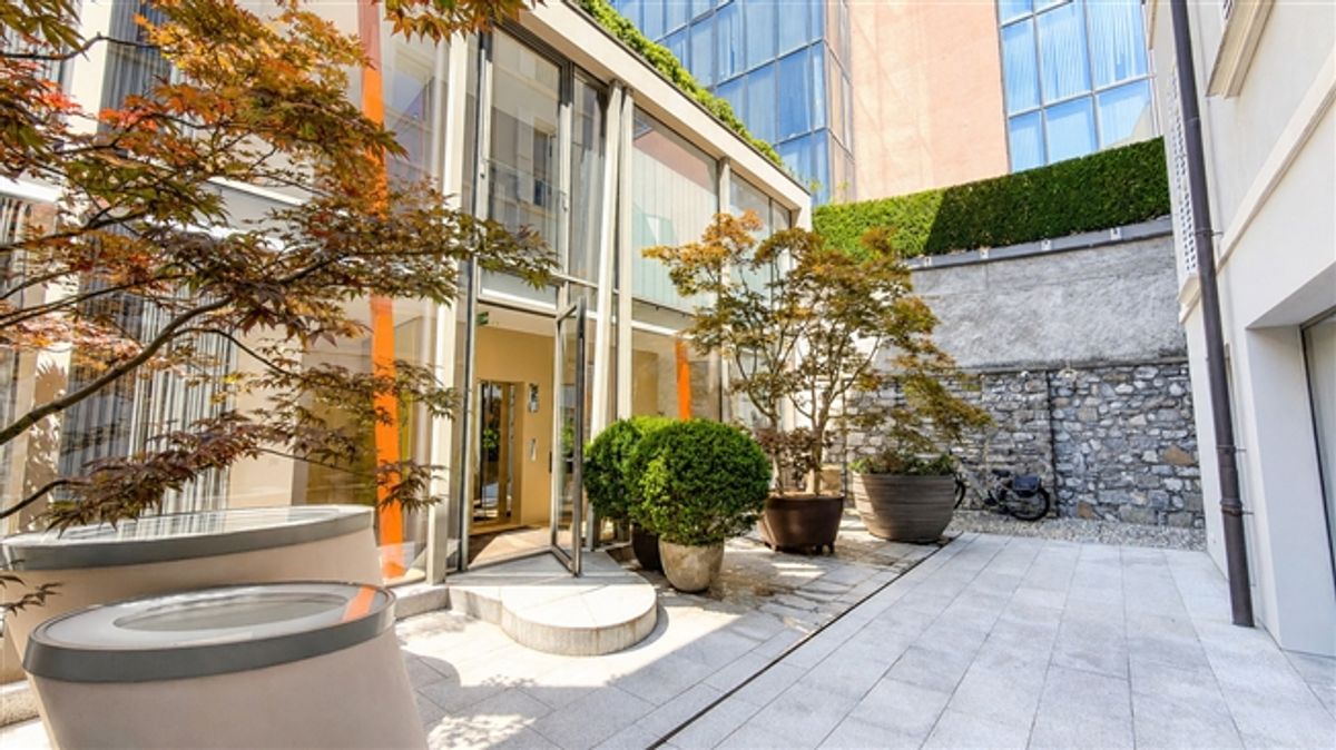 Moderne Architektur in der Altstadt von Lugano - 1