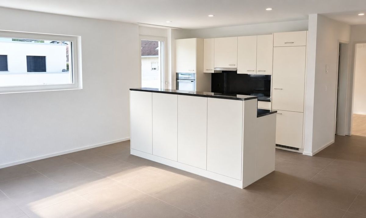 Wir vermieten eine 3.5 Zimmer-Attikawohnung mit Sicht auf die Berge - 2