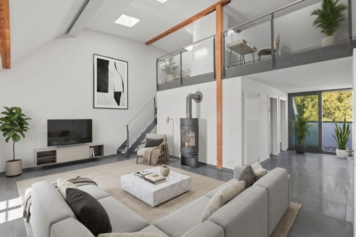 3½-Zimmer-Dachwohnung mit Galerie nahe Bern - stilvoll & einzigartig - 0