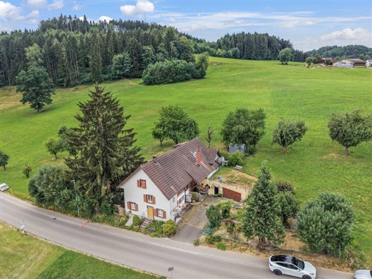 Charmantes Bauernhaus mit zwei Wohneinheiten an idyllischer Alleinlage in Oberwangen (Dussnang) - 2
