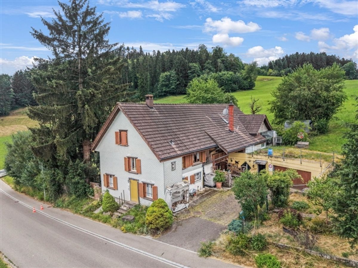 Charmantes Bauernhaus mit zwei Wohneinheiten an idyllischer Alleinlage in Oberwangen (Dussnang) - 4