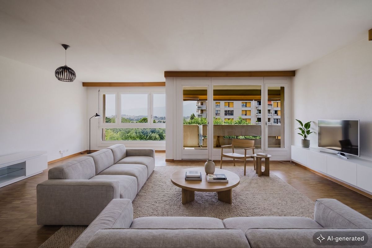 Spacieux appartement de 6 pièces avec vue dégagée á Meyrin - 1