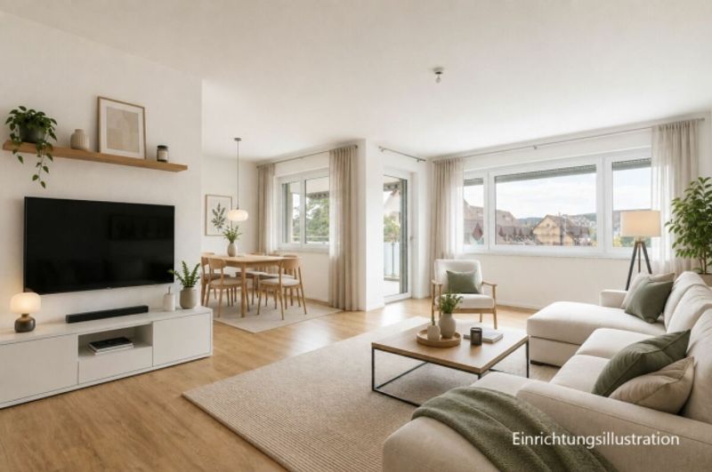 Lichtdurchflutete 4.5-Zimmer-Wohnung mit gedecktem Balkon - 6