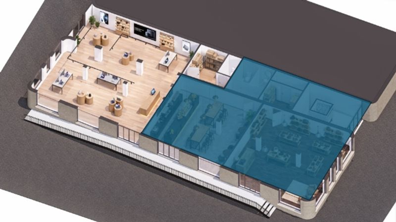 Emplacement commercial de premier choix - 216m2 - 6