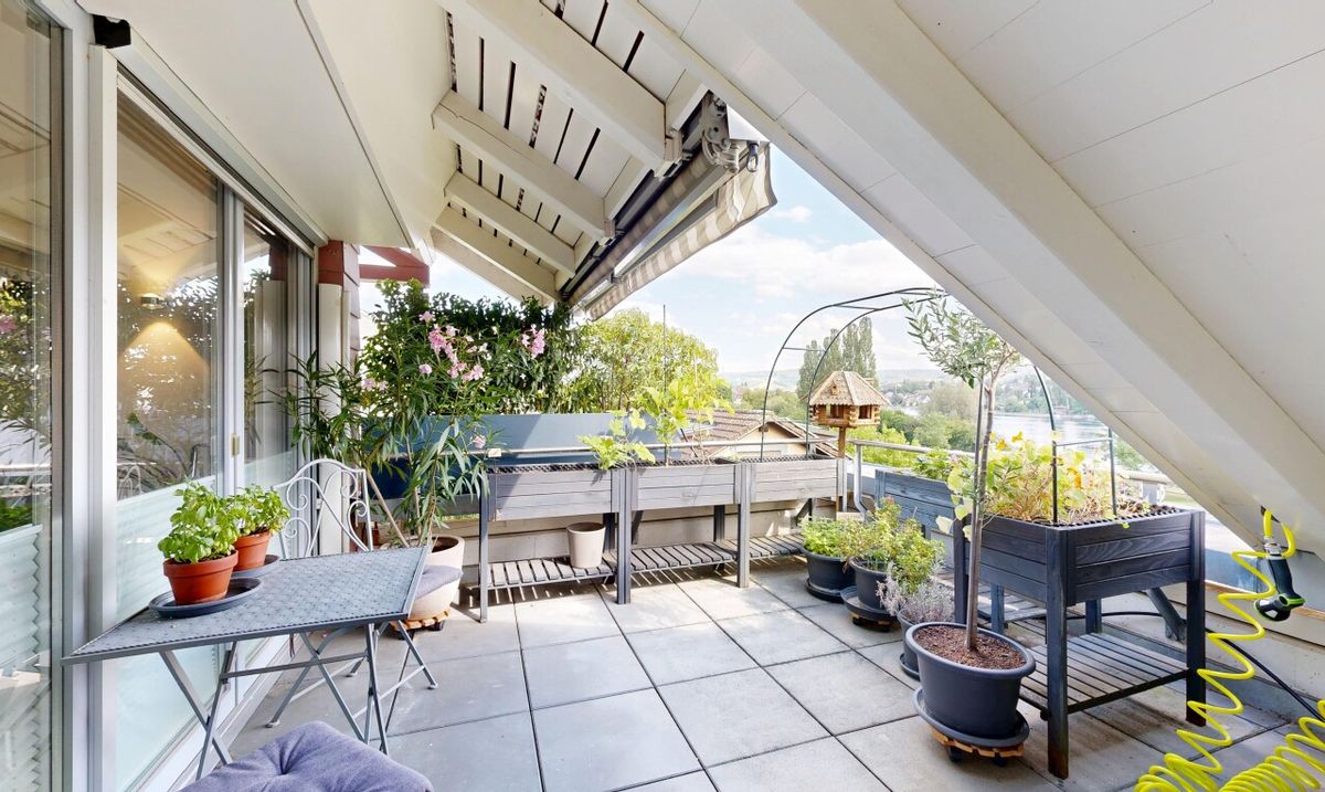 Exklusive 4.5-Zimmer-Dachwohnung mit traumhaftem Rheinblick - 6