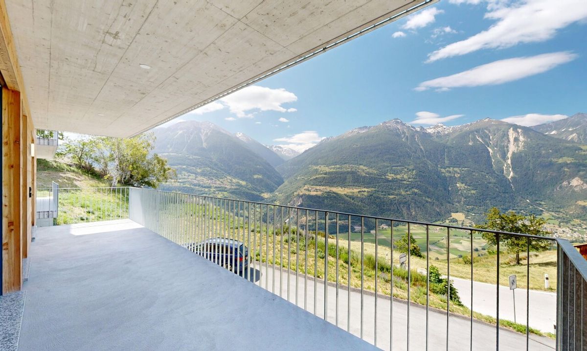 Neubauwohnung mit Bergblick in Erschmatt - 6