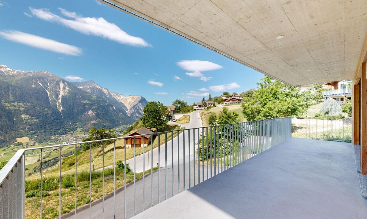 Neubauwohnung mit Bergblick in Erschmatt - 7