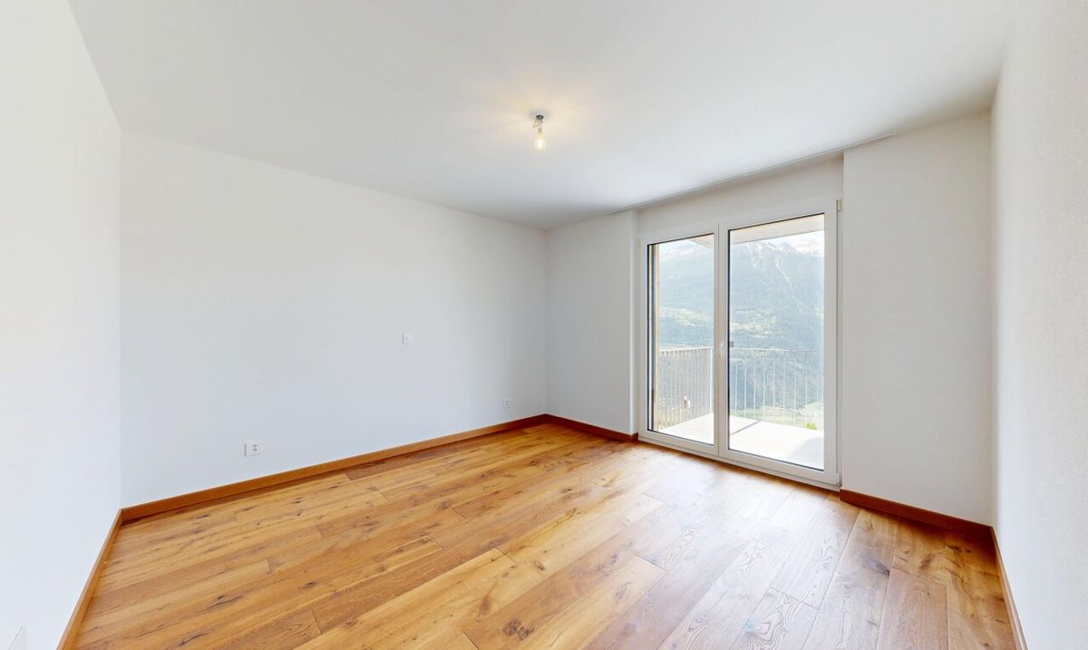 Neubauwohnung mit Bergblick in Erschmatt - 9