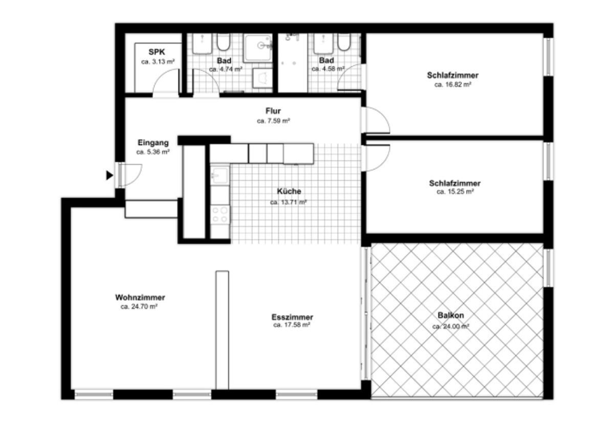 Lichtdurchflutete 3.5-Zimmer Wohnung mit Blick in Zürich inkl. 2 Garagenstellplätze - 10