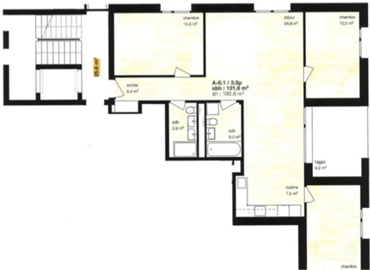 Langzeitmiete Neue Wohnung im Herzen des Dorfes Montana - 1