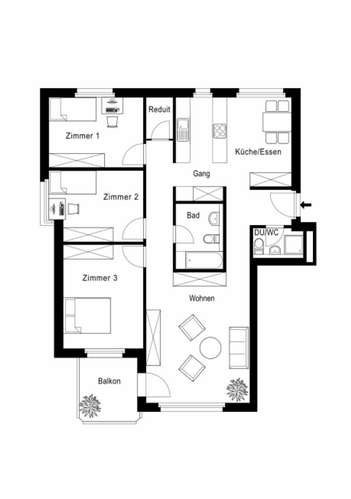 Schöne 4.5Zimmer Wohnng in Schaffhausen zu vermieten - 8