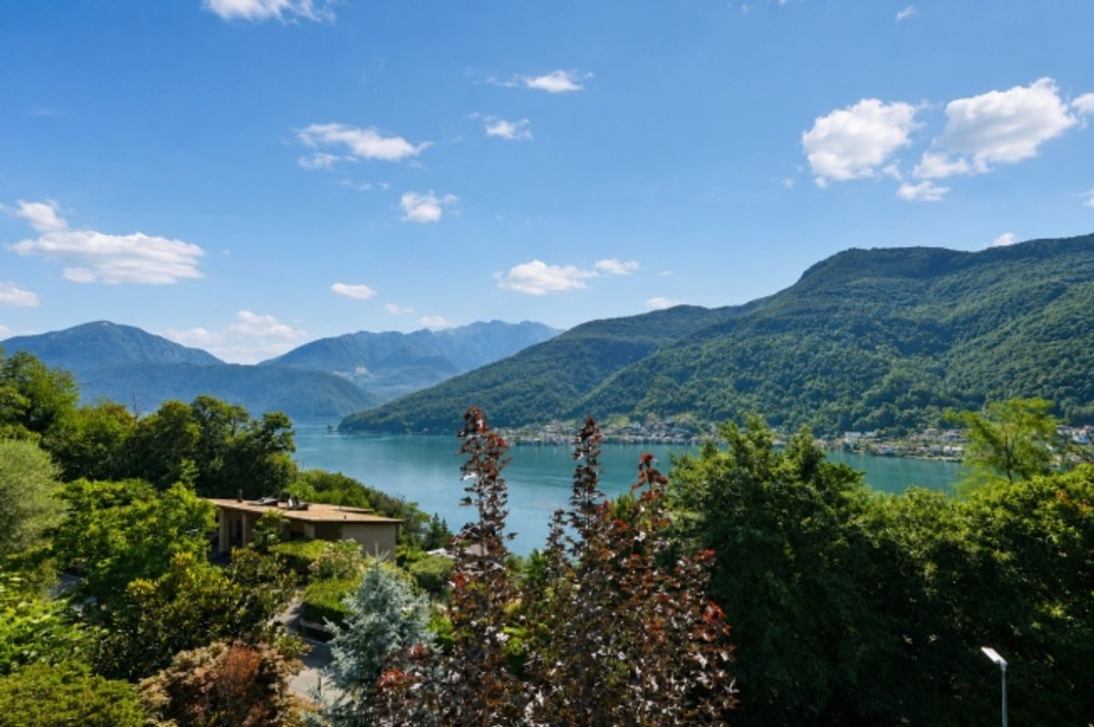 Villa mit Panoramablick auf den Luganersee in Morcote - 5