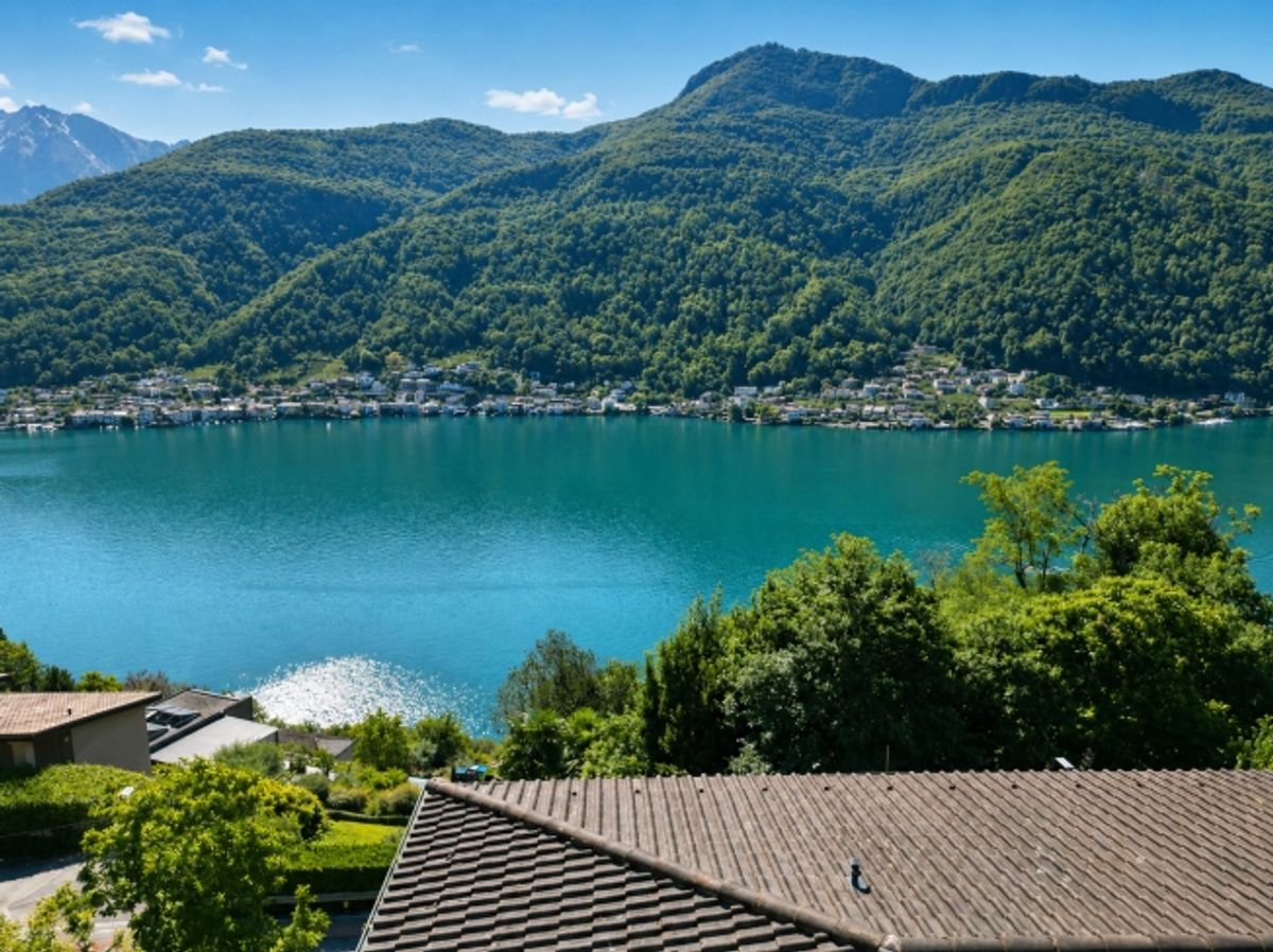 Villa mit Panoramablick auf den Luganersee in Morcote - 6