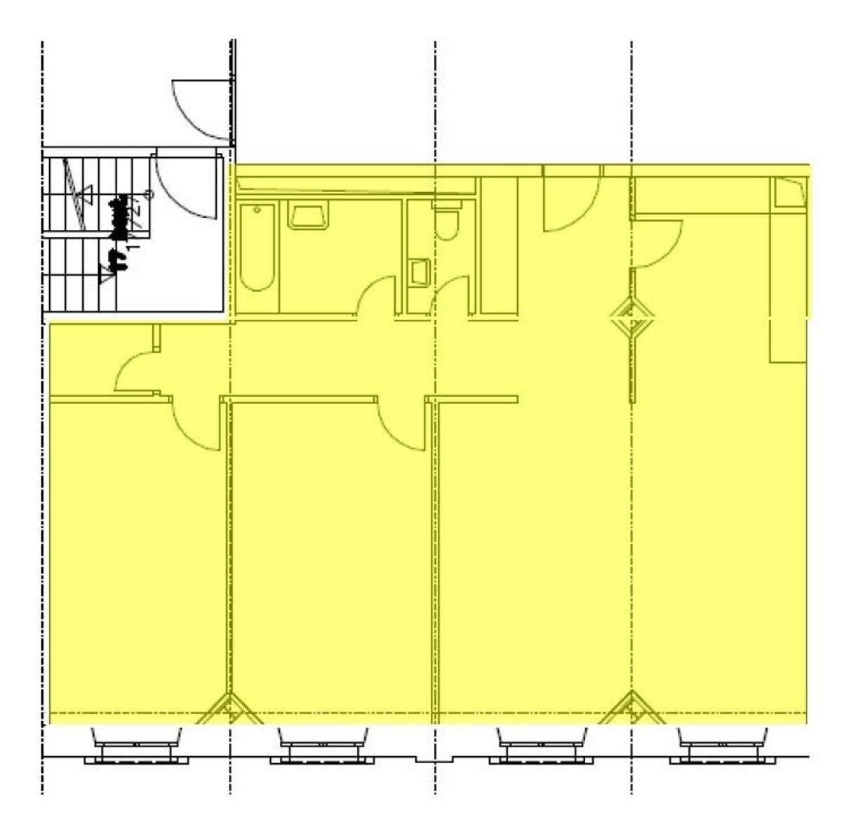4 pièces de 105 m2 en face de la Gare Cornavin - 1