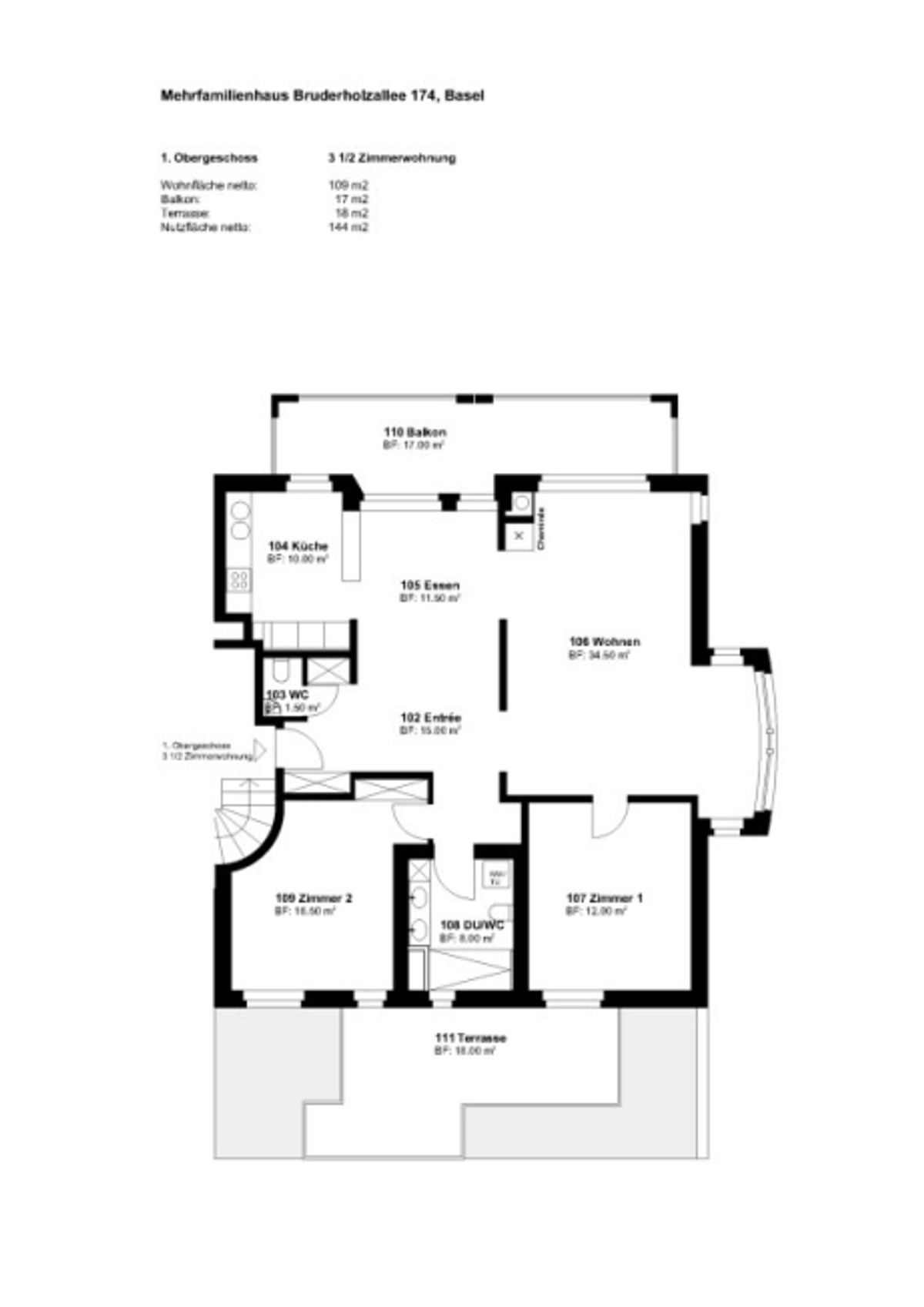 Exklusive Gartenwohnung mit Cheminée & 2 Terrassen  - Bruderholz - 14