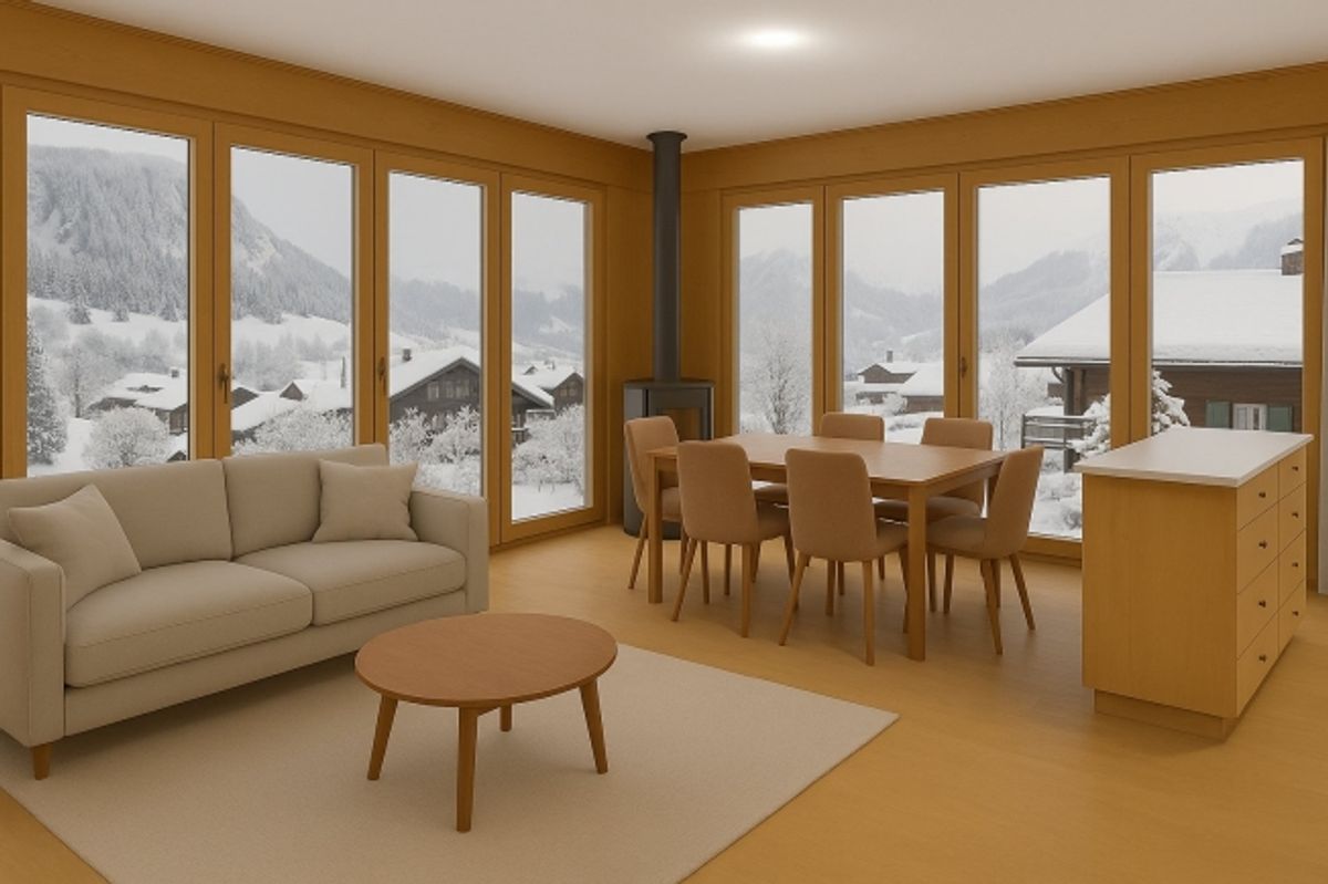 Balcon Traversant & Lumière Alpine LOT 6  Un 2.5 Pièces dÉlégance - 1
