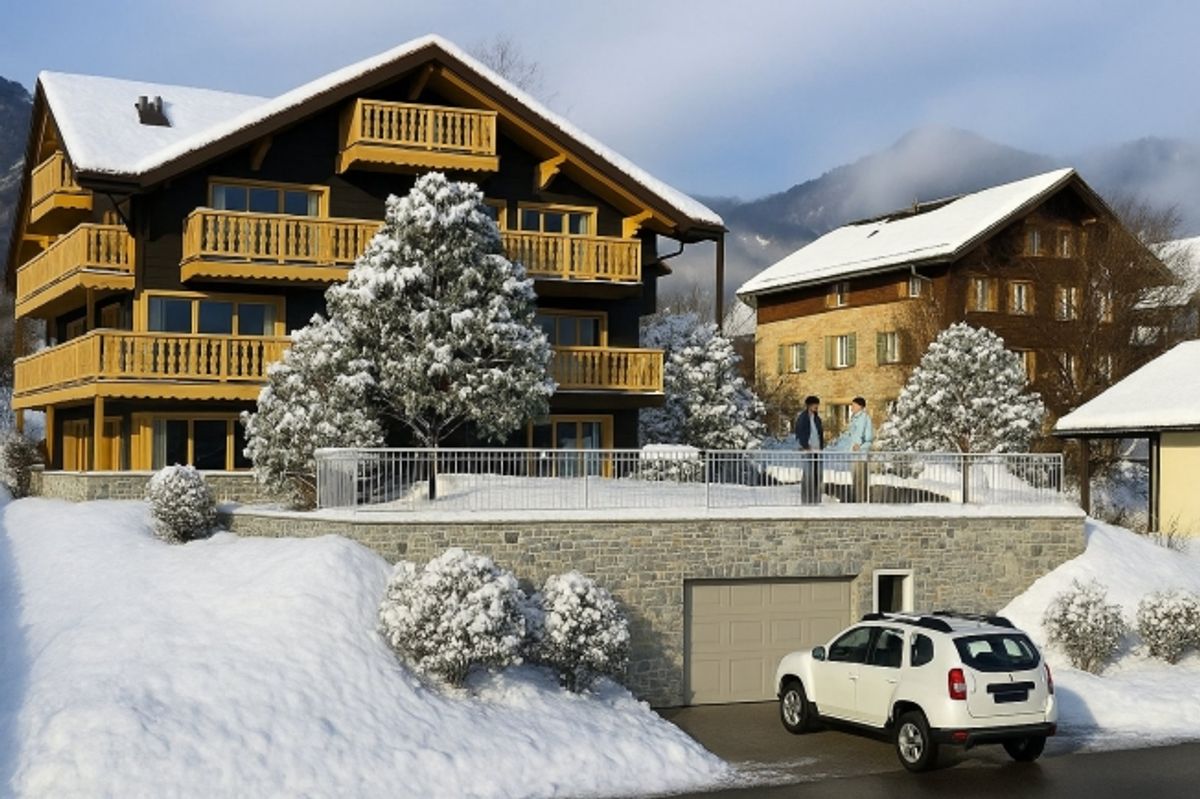 Balcon Traversant & Lumière Alpine LOT 6  Un 2.5 Pièces dÉlégance - 4