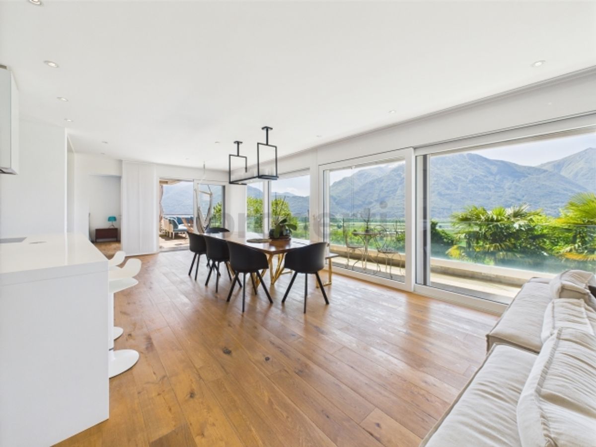 Esclusivo Appartamento con Vista lago Panoramica a Gordola - 1