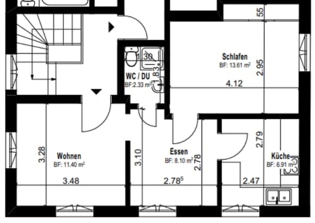 Möblierte 2.5-Zimmer Wohnung im Herzen von Thun - 10