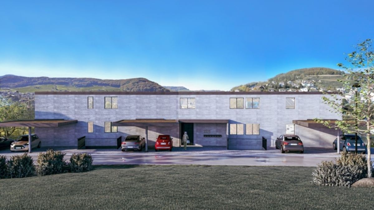 Baubewilligt und kurz vor Realisierung Moderne Dachwohnung mit Lift, grossem Balkon und Carport - 4