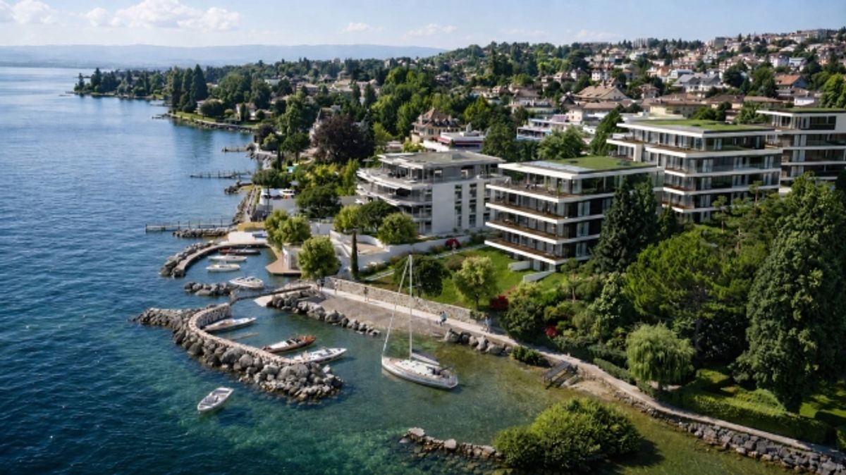 Zeitgenössisches Penthouse mit großer Terrasse, nur einen Moment vom See entfernt - 0