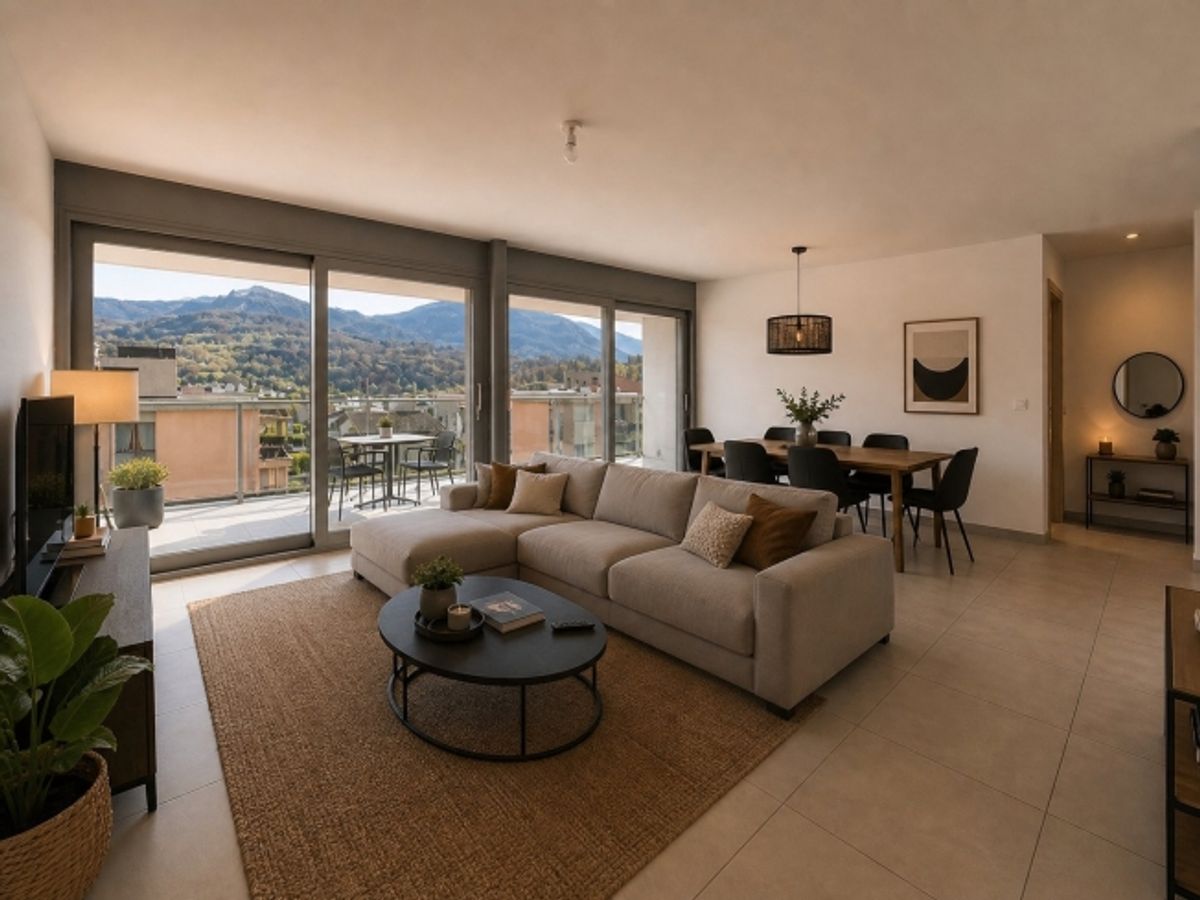Moderno appartamento 2.5 locali con ampia terrazza a Gravesano - 0