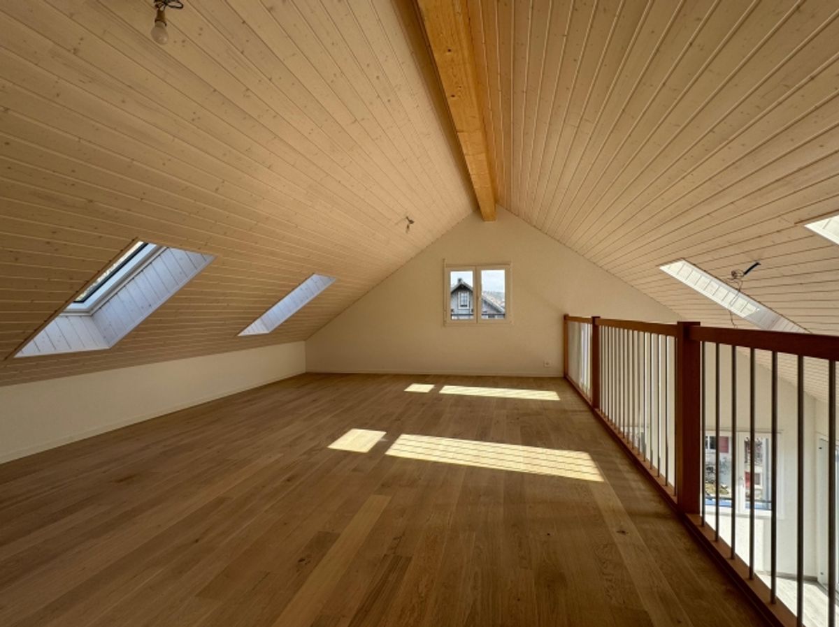 Magnifique attique avec vue superbe, grande mezzanine et transports à proximité immédiate - 6