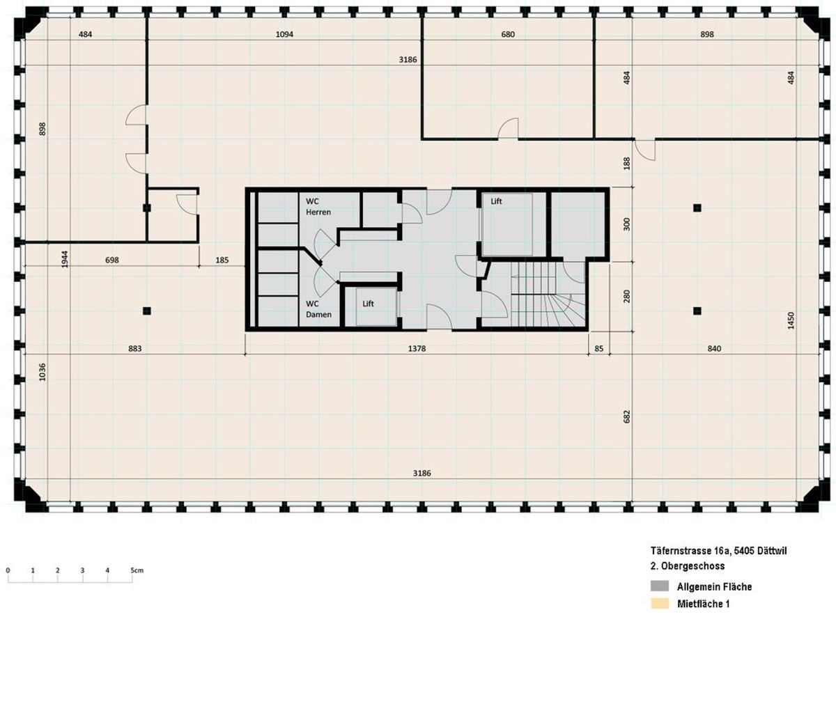130 m2 - 1'100 m2 - Büroräumlichkeiten im Industriegebiet Täfern - 5