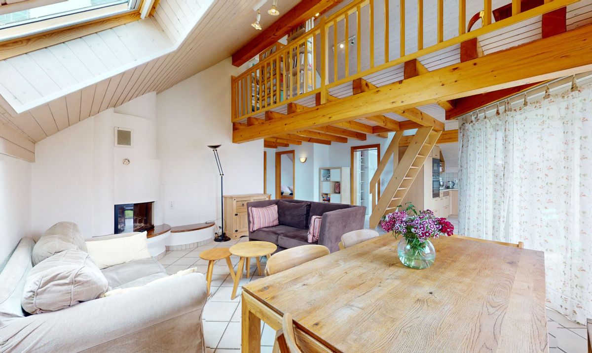 Large, quiet 3.5-room flat in Villars-Tiercelin - 0
