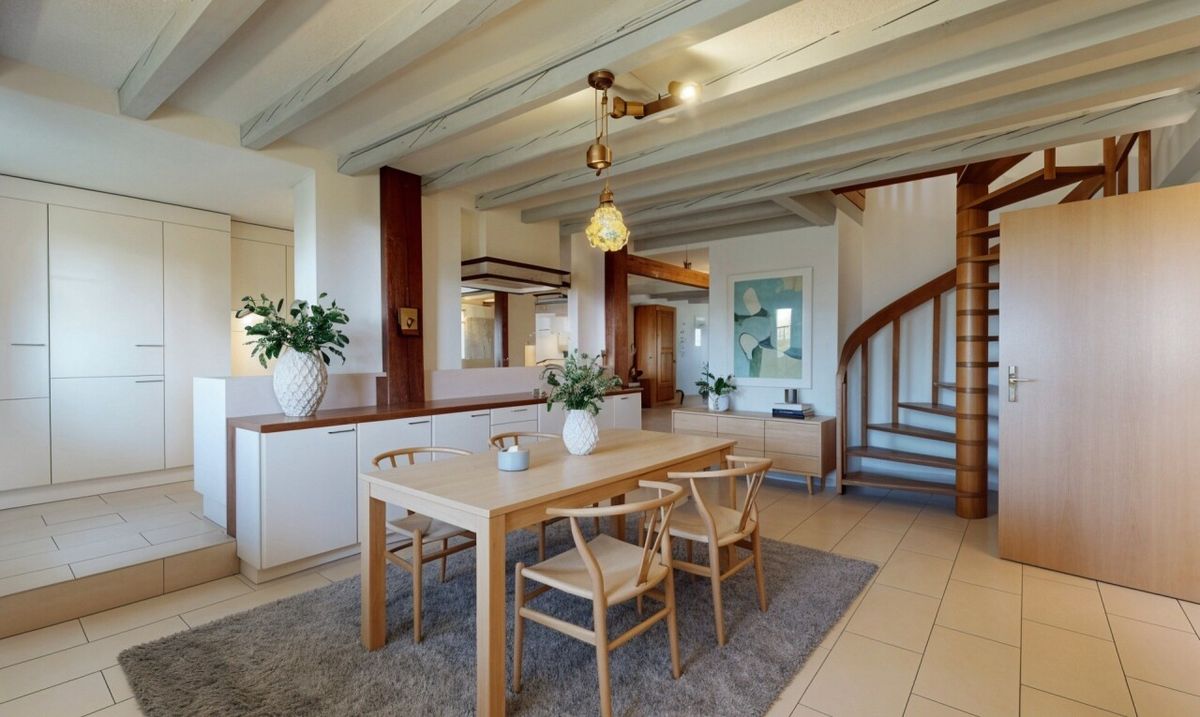 CHARMING DUPLEX WITH GREAT DEVELOPMENT POTENTIAL IN SOTTENS - 1