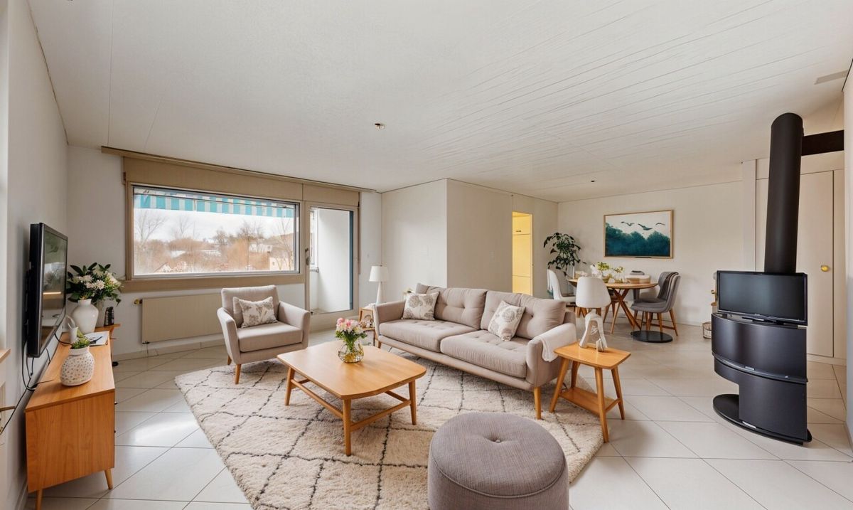 4.5 rooms with balcony and panoramic view – Top floor - 2