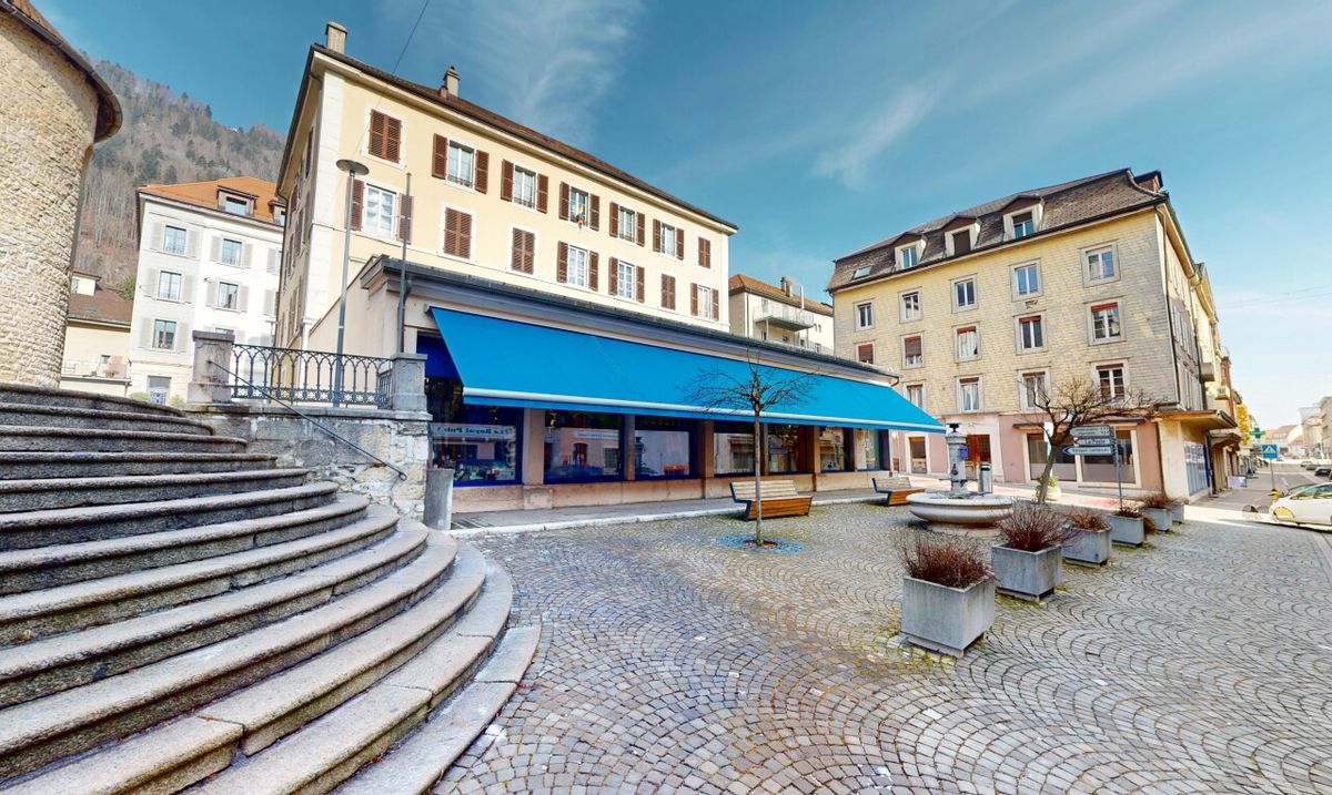 Mixed-use investment property in heart of Saint-Imier – high ROI - 1