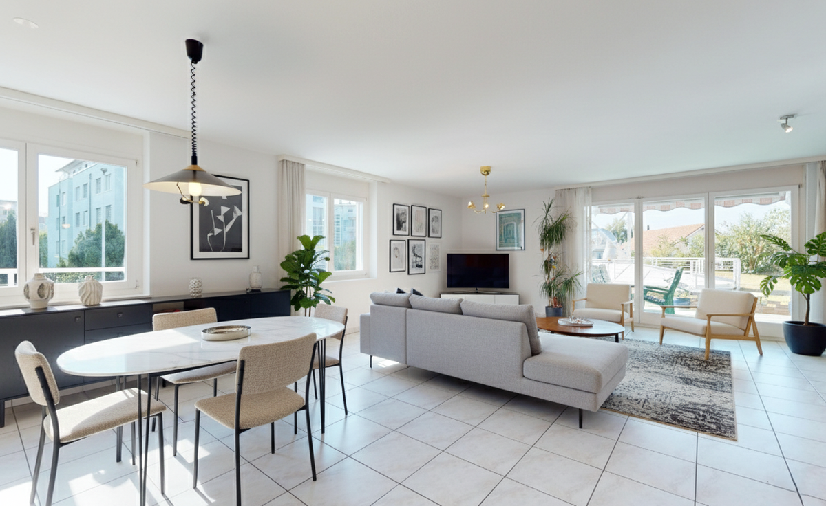 Comfort, light and a private garden – stunning duplex in Murten - 1