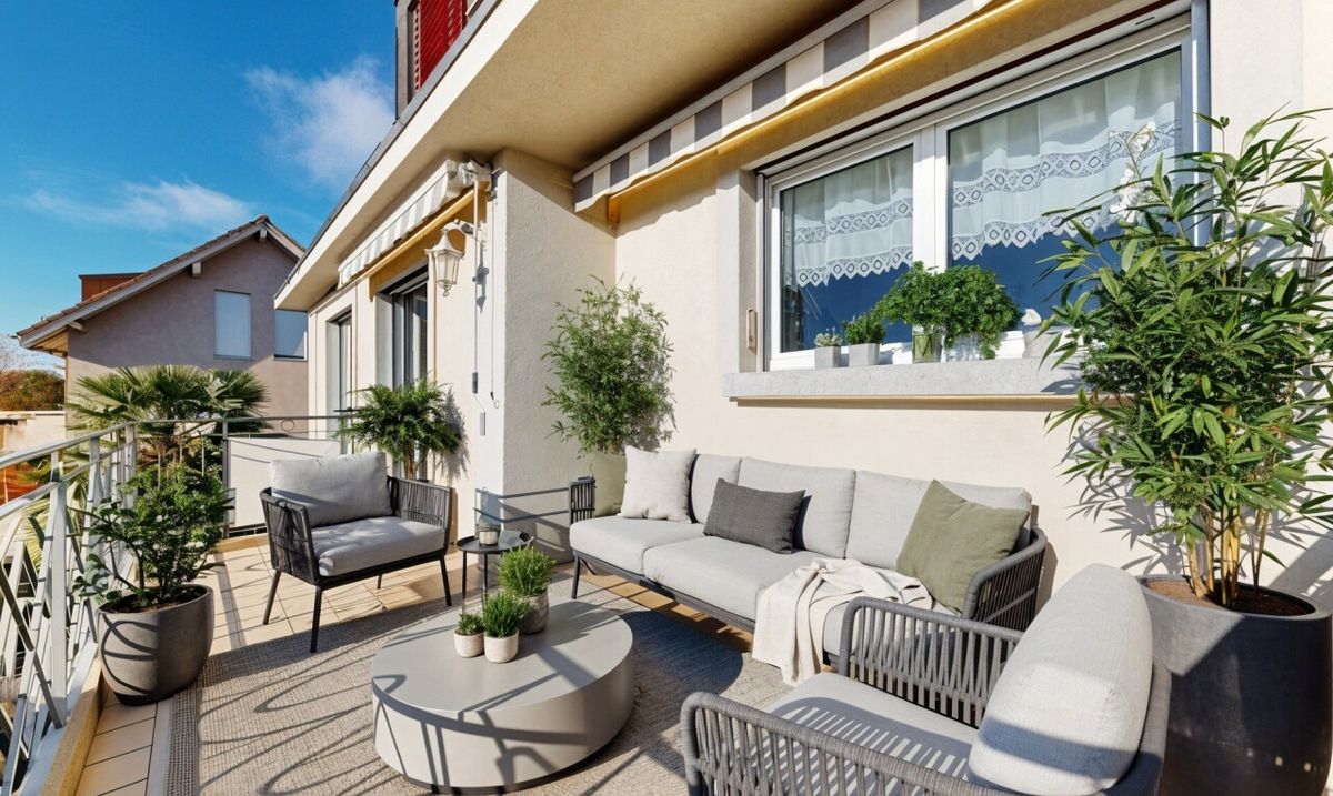 Duplex apartment for sale in Morges: 4.5-room unit with lake views - 2