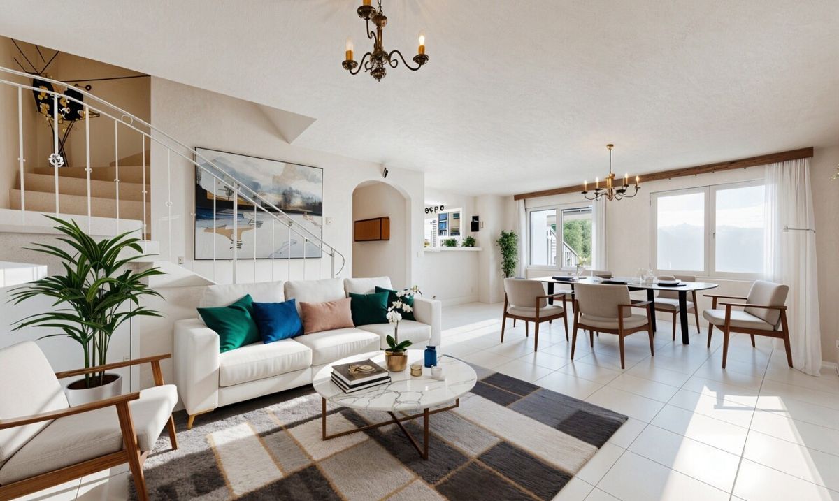 Duplex apartment for sale in Morges: 4.5-room unit with lake views - 3